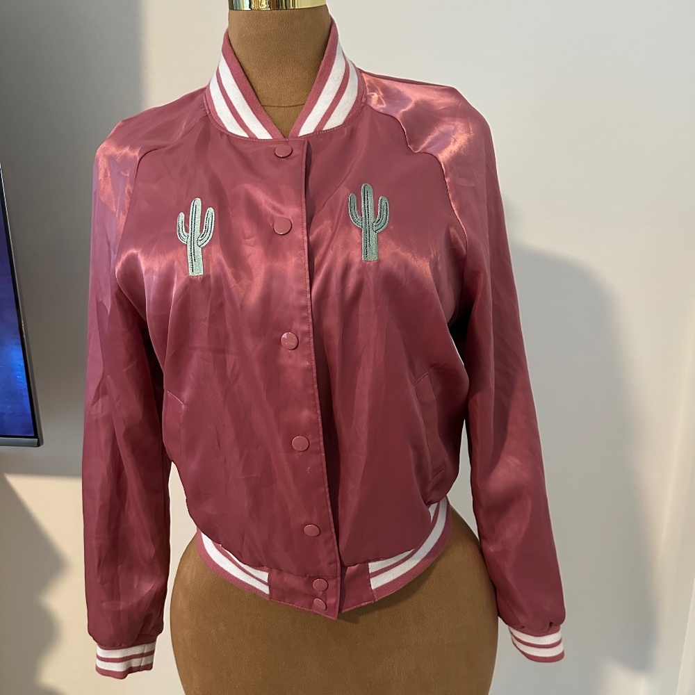 Victoria's Secret Pink Las Vegas Cactus Y2K Bomber Jack